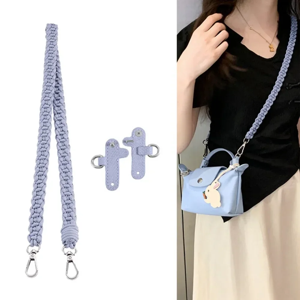 Bag Woven Shoulder Strap For Longchamp Mini Bag Modified Strap Rope Free Punching 92cm Crossbody Shoulder Strap Accessories