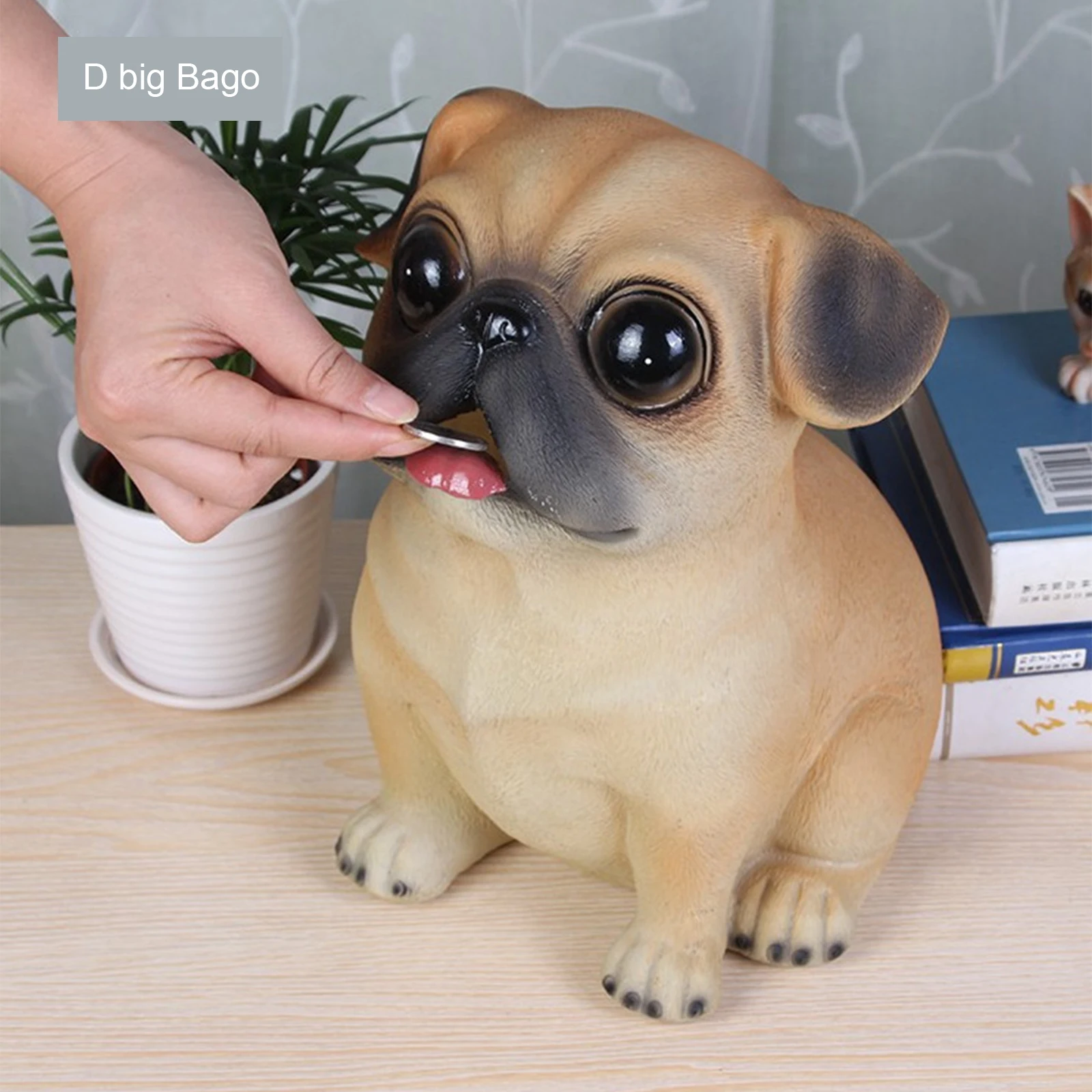 Creative Cute Pet Puppy Piggy Bank Zodiac Dog Children's Gift Vivid Teddy Cute Pet Rubber Piggy