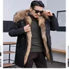 100% Real Fur Parka Men Winter Jacket Real Raccoon Fur Hooded Coats Nature Raccoon Dog Lining Jacket Man Real Fur Coat 3