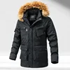 Men’s Winter Fleece-Lined Cotton Parka Jacket
