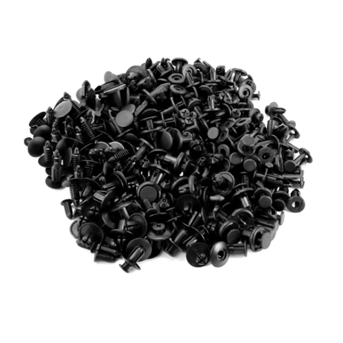 Shkalacar 190PCS Clip di Fissaggio per Auto universali, Clip in plastica, Clip per Rivetti di Fissaggio in plastica di 6 Misure, Clip di Fissaggio per cruscotto per Auto per Auto