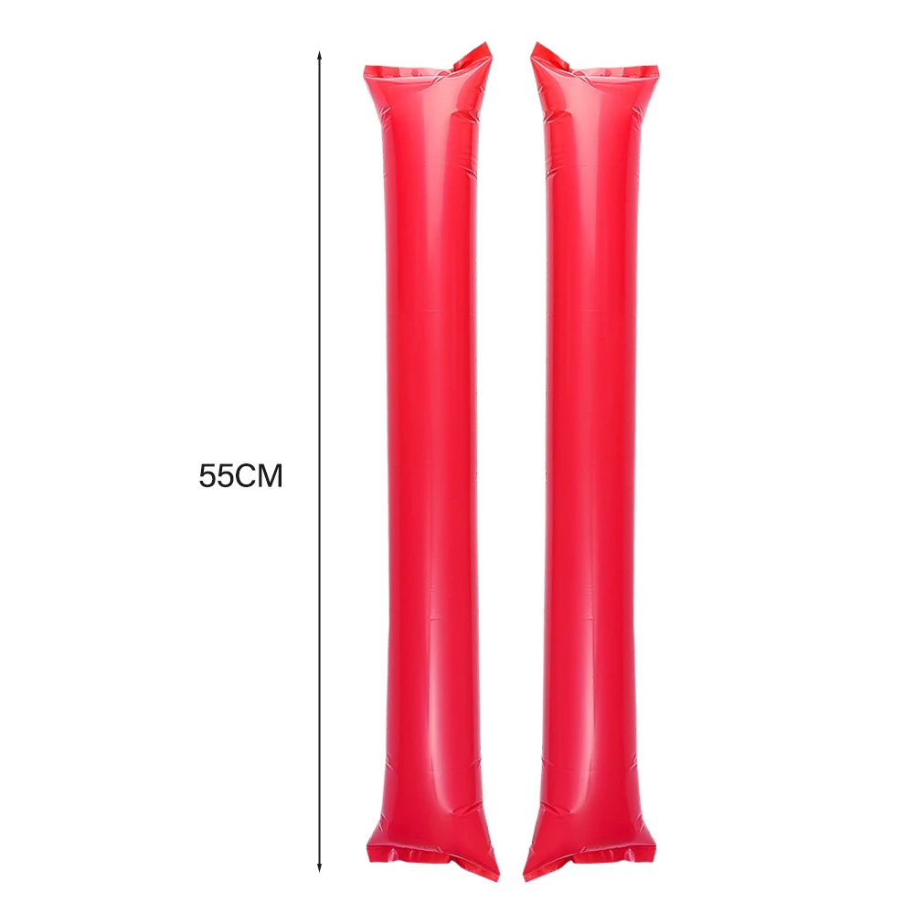 Inflatable Cheer Props Colorful Long Balloon Inflatable Fuel Stick Clapping Stick Sports Party Cheer Inflatable Cheer Props Noise Maker