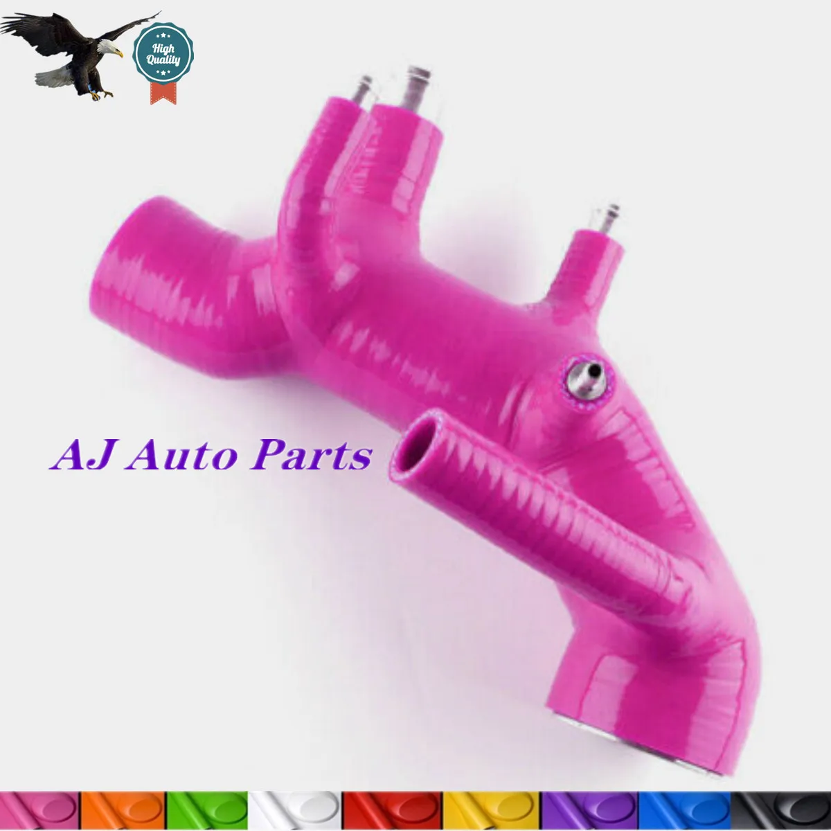 

For 1996 1997 1998 Subaru Impreza WRX STI GC8 EJ20 VER 3-4 Silicone Radiator Hose（4-PLY Hose）