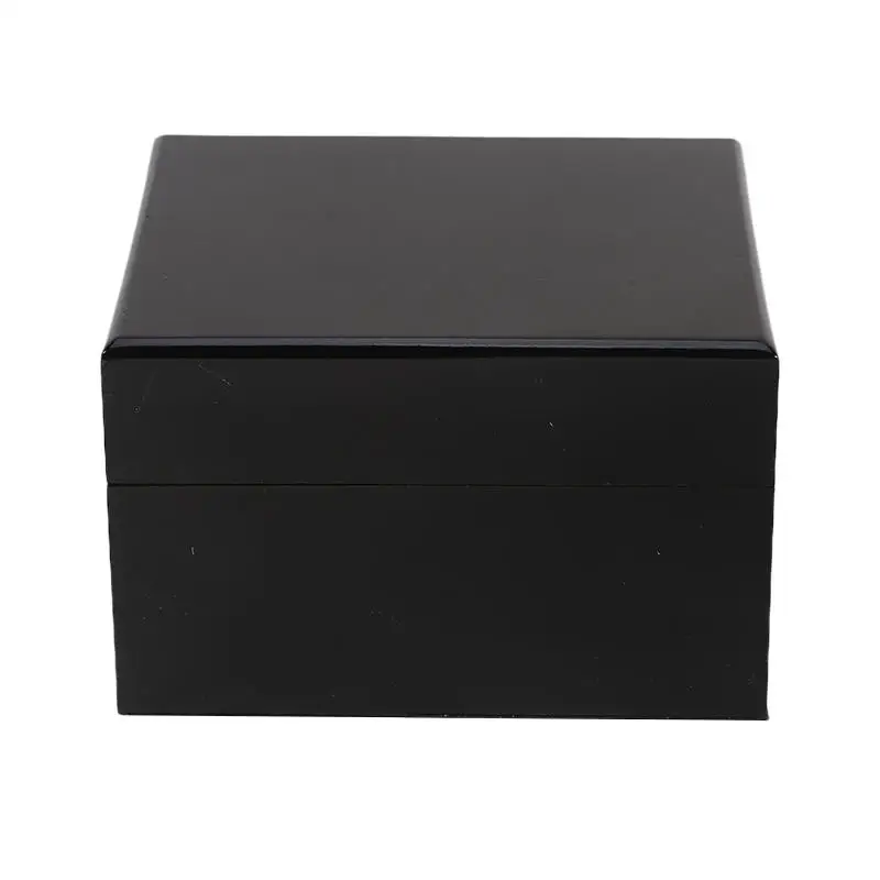 Luxuriöse Holz-Uhrenbox mit Präsentationskissen, Schmuck- und Armband-Etui für Herren und Damen, Sammler-Aufbewahrung mit Glasdeckel, Geschenkbox – Detail 21
