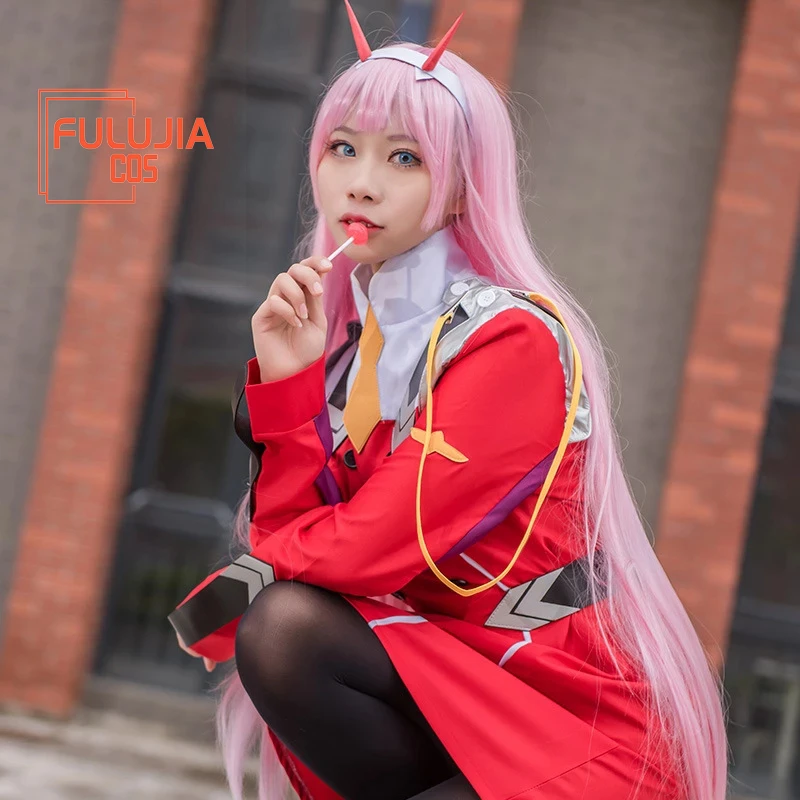 Women's Zero Two Code 002 Cosplay Costume Japanese Uniform