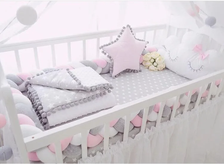 13 ideas de Protectores de cuna trenza  decoración de unas, decorar  habitacion bebe, decoracion habitacion bebe