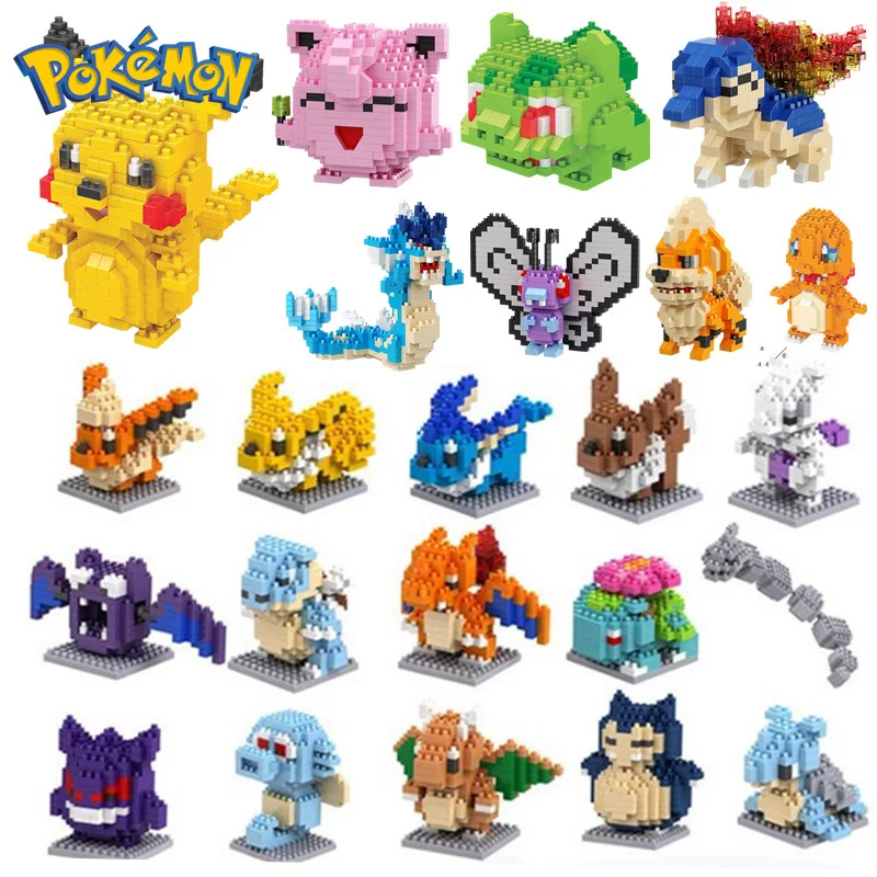 LEGO Pokemon Blocks pokemon Legos, Nano Blocks, Micro Blocks, Puzzle Toys,  Pokemon Toys -  Hong Kong