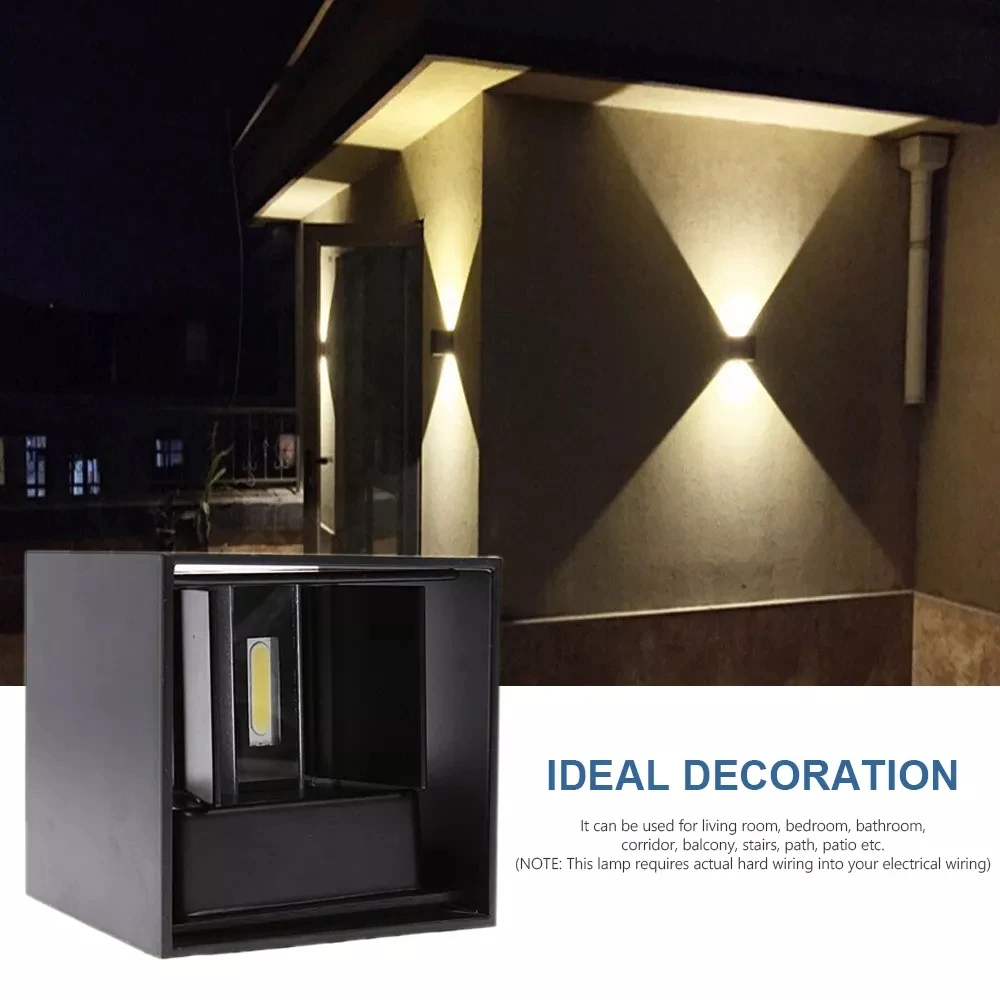 LED Wall Sconces 6W Modern Indoor Wall Lamp, Outdoor Up Down Wall Mount  Lights for Living Room Hallway Bedroom Decor - AliExpress, image size:1000x1000