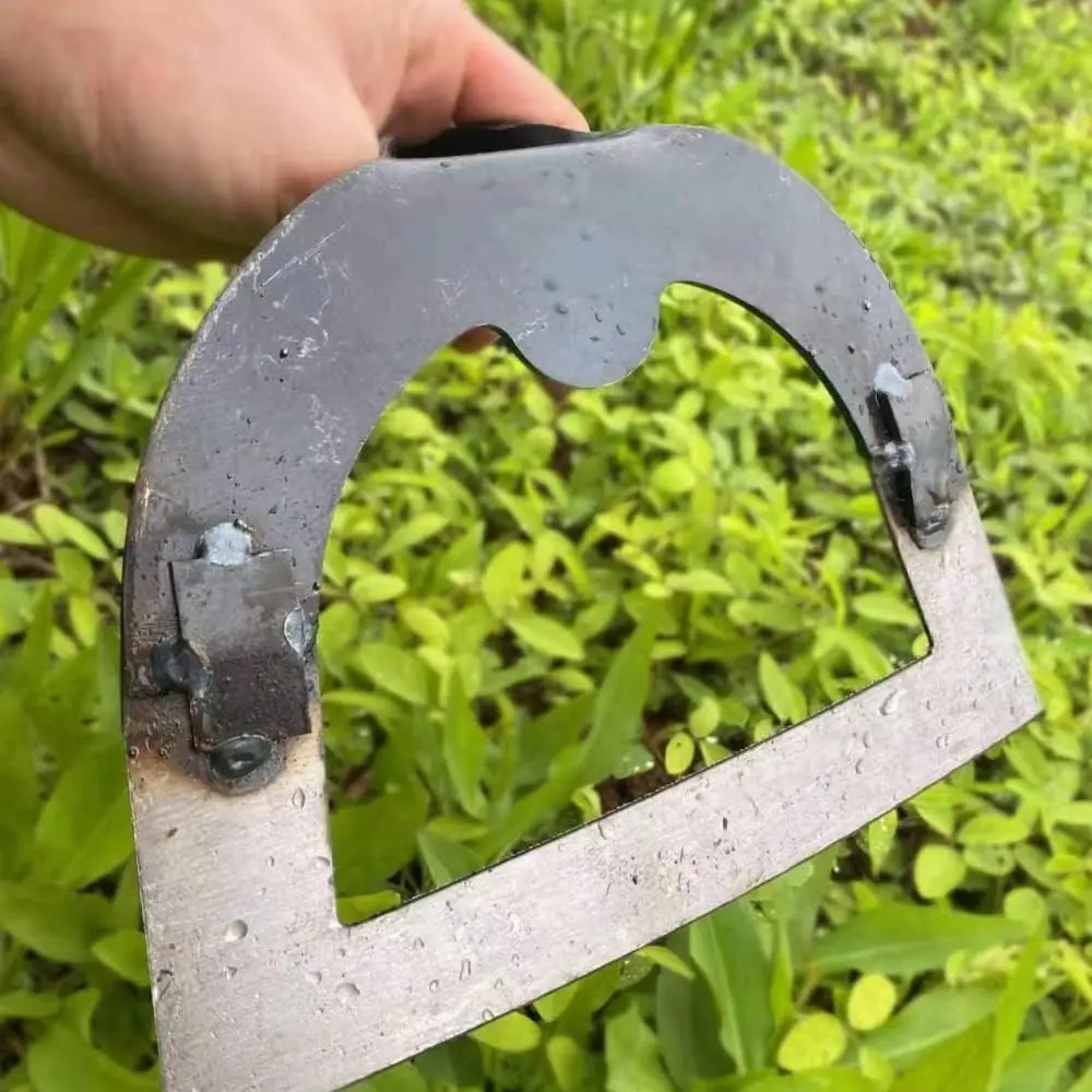 Hollow Hoe Thickened Manganese Steel Agricultural Weeding Hoe Planting Vegetable Gardening Loosening Soil Weeding Tools