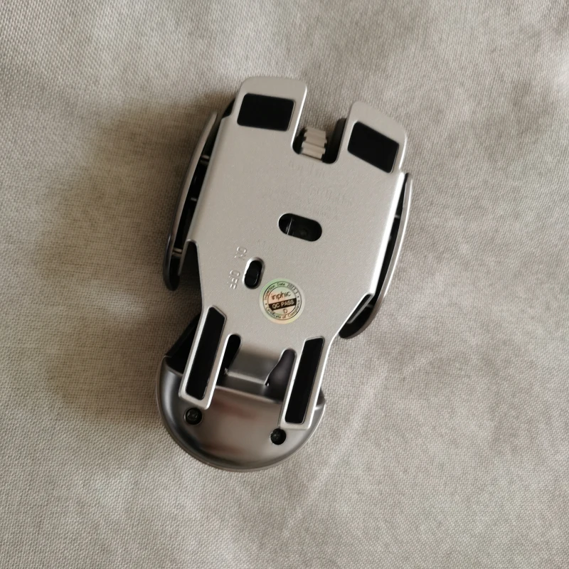 Infic Px2 2.4ghz Mouse sem Fio Conceito Usb Carregamento Metal Mouse Galvanizado Espaço-cinza Alumínio Liga Base Mute Game Mouse - Imagem 4