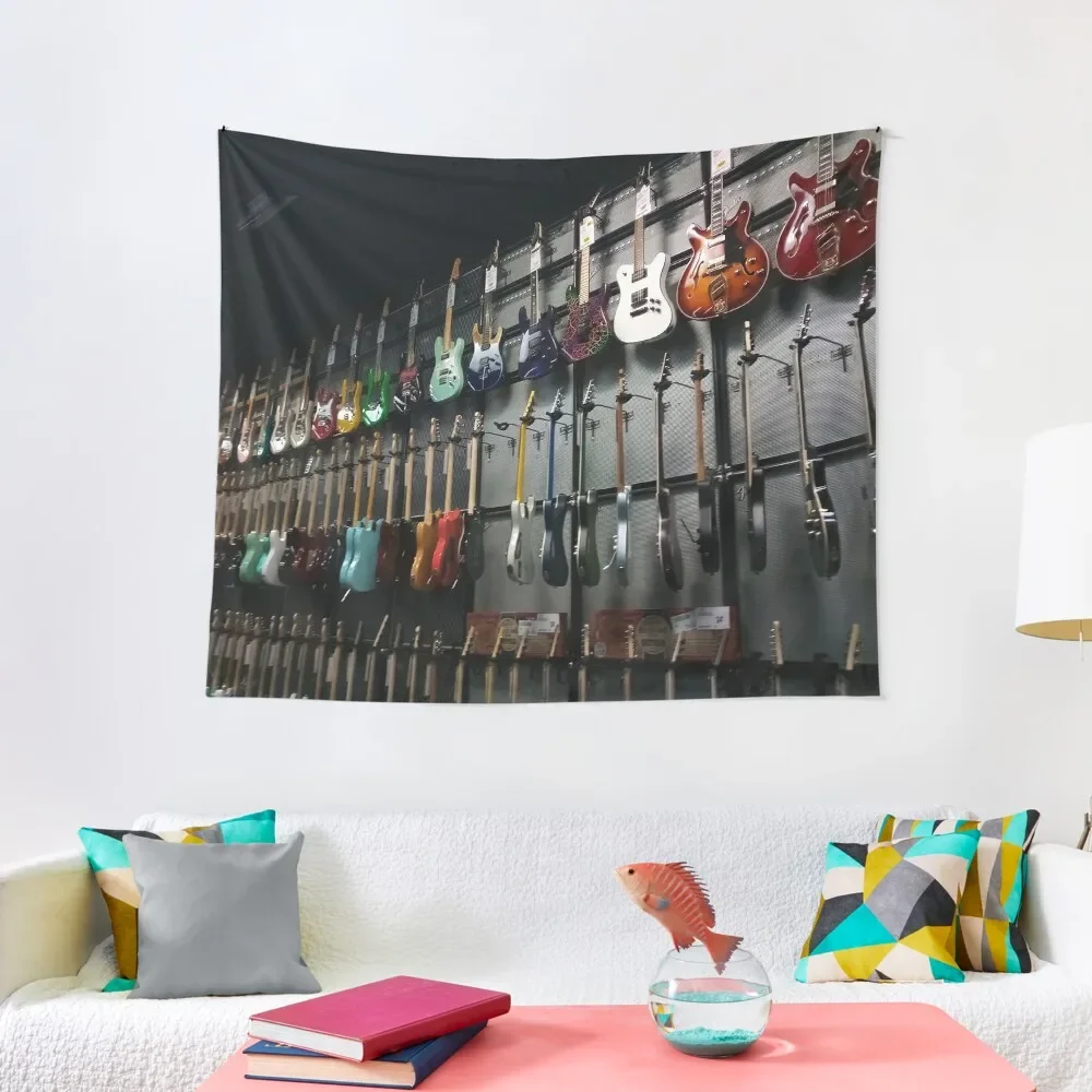 

Wall of Guitars Tapestry Room Decore Aesthetic Room Decorations Aesthetics Tapestry