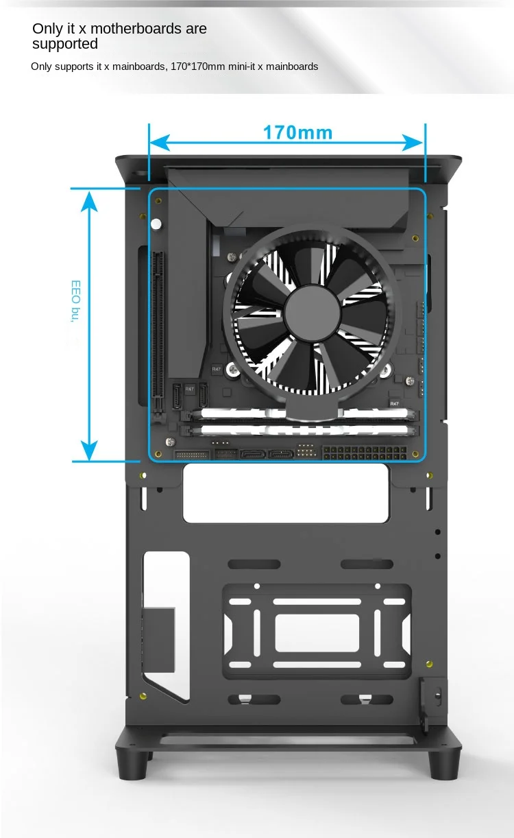 ITX open computer rack, X2i 2024 desktop computer case - AliExpress