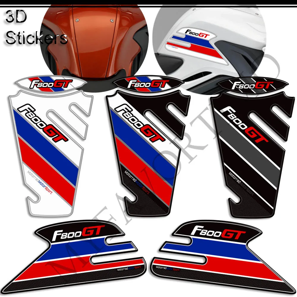 

Stickers Decals Protector Gas Fuel Oil Kit Knee Tank Pad Grips Windshield Windscreen For BMW F800GT F 800 GT F800 Motorcycle