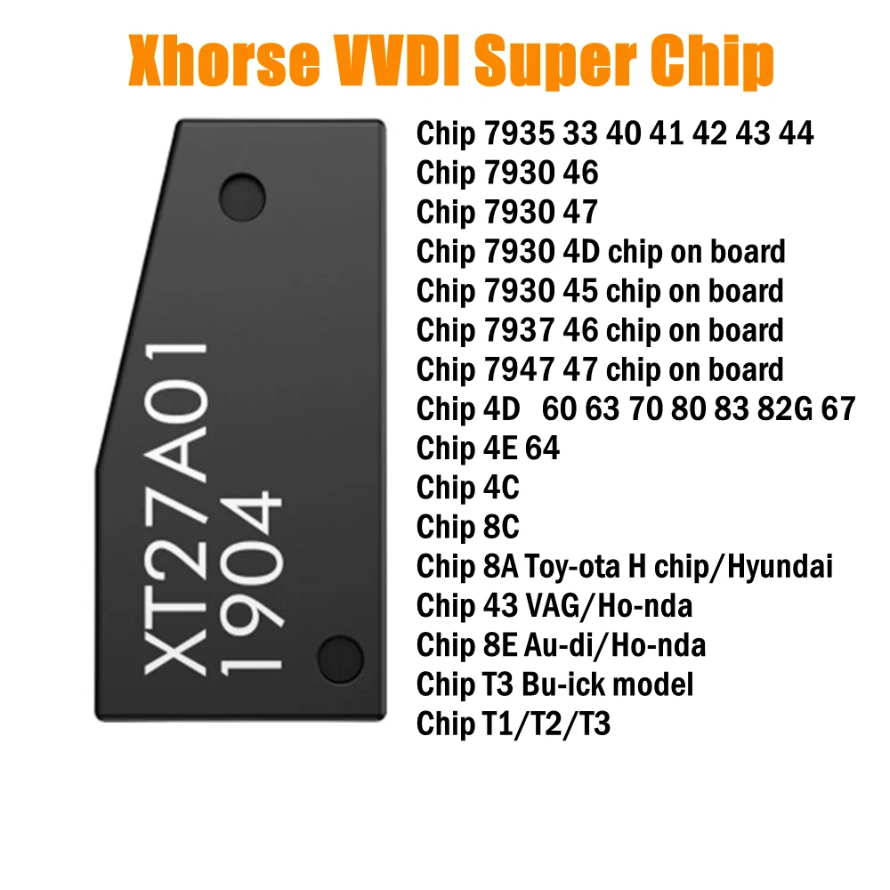 ティーズ ページ4 VVDI XT27 Super Chip XT27A Clone Chip for 4C/4D/4E/43/45/46/47/48