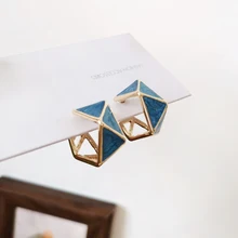 

New Fashion Vintage Ancient Ways of Hoop Earrings Trendy C-Word Stud Earrings Niche Design Students Earrings Girls Jewelry138