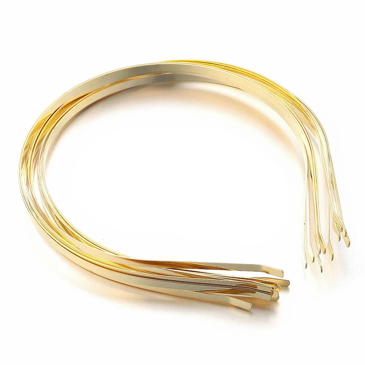 10 Stück 11 x 14 cm Metall-Stirnband, modisch, einfach, zum Fixieren von Haaren, Kopfreif, Stirnband für DIY handgefertigte Haarbänder, Kopfbedeckung, Dekorationszubehör – Detail 10