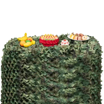 8M*8M Reinforced Hunting Camouflage Nets Woodland Camo Netting Car Covers Shade Camping Sun Shelter Obstruction Equipment 1
