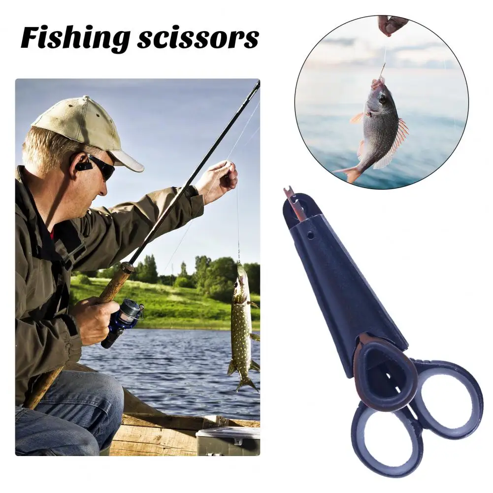 

Рыболовные ножницы для резки лески Универсальные складные рыболовные ножницы с ремешком прочные легкие для рыболовов