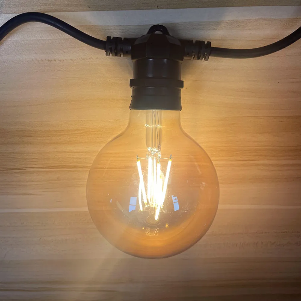 Robuste Lichterketten, bruchsicher IP65 für Terrassenbeleuchtung im Freien, wasserdichte Lichterketten für dekorative Terrassen – Detail 8