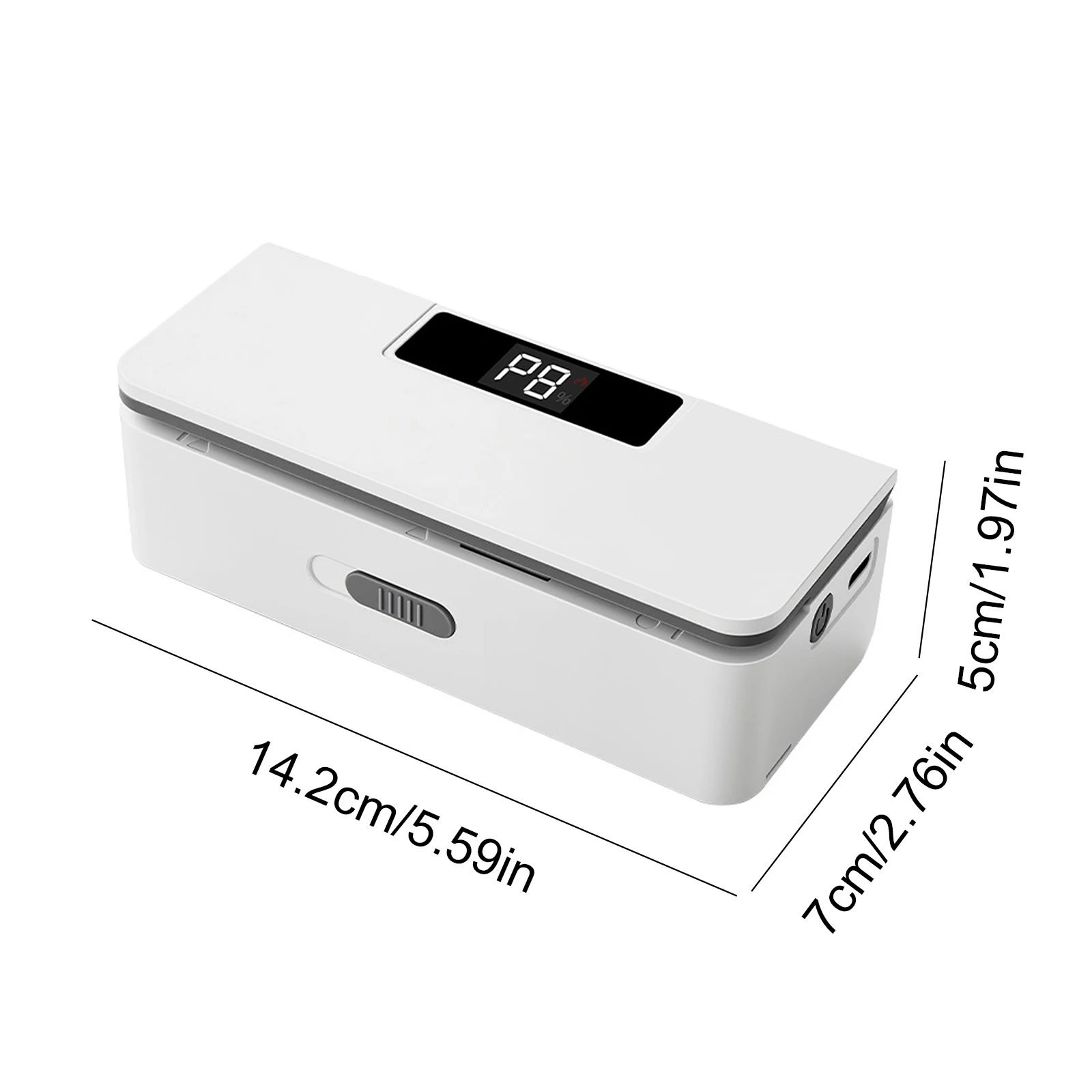Rechargeable Chip Bag Sealer with LED Power Display & 6-Levels Adjustable with Cutter and Magnet for Chips Snacks Mylar Bags 5