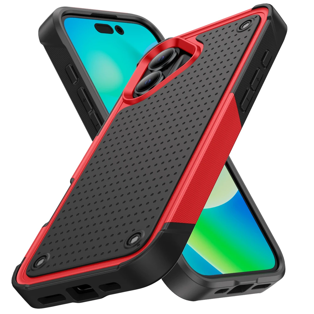 Durable Shockproof Military Armor Phone Case with PC Hard Holder Back Cover