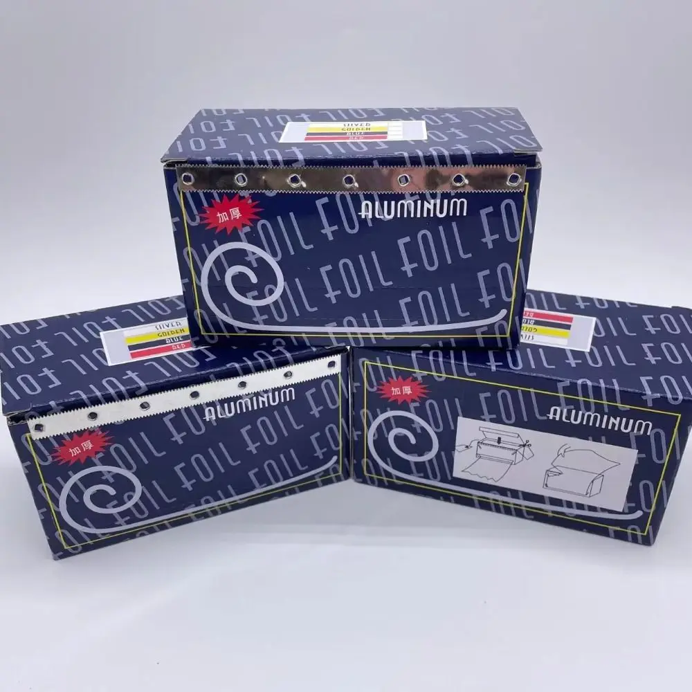 New Disposable Salon Aluminum Foil Silver 8.4CMx4M Hair Foils Roll Hair Highlighting Tool