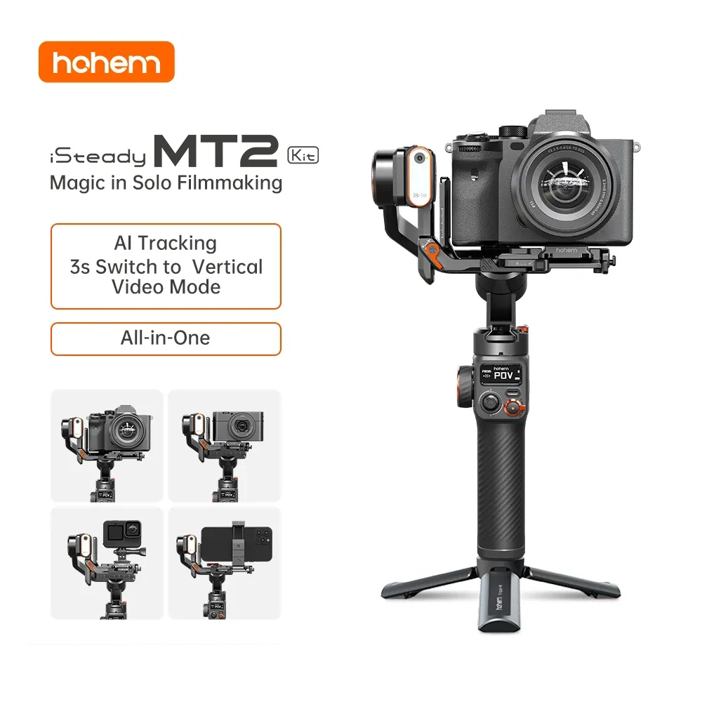 Hohem iSteady MT2 Kit 3 Axis Gimbal Stabilizer for Mirrorless