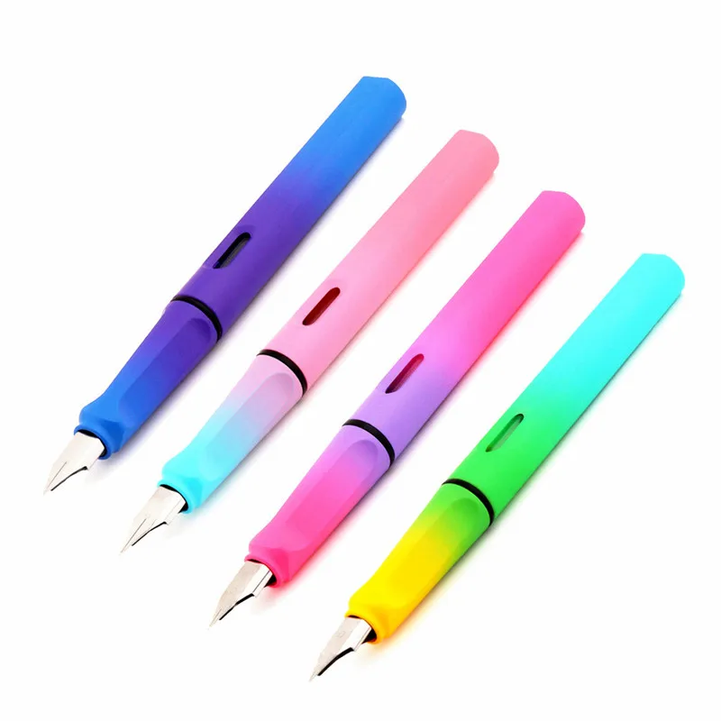 777 Mixed colors Business Office Fountain Pen student School Stationery Supplies ink nibs