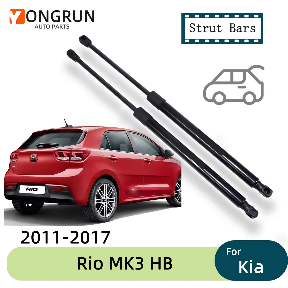 Boot Gas Struts Struts Support Bar Rear Trunk Gas Spring Shock Lift Strut Bar Pressure Rod For Kia Rio MK3 HB 2011- OE 817701W200