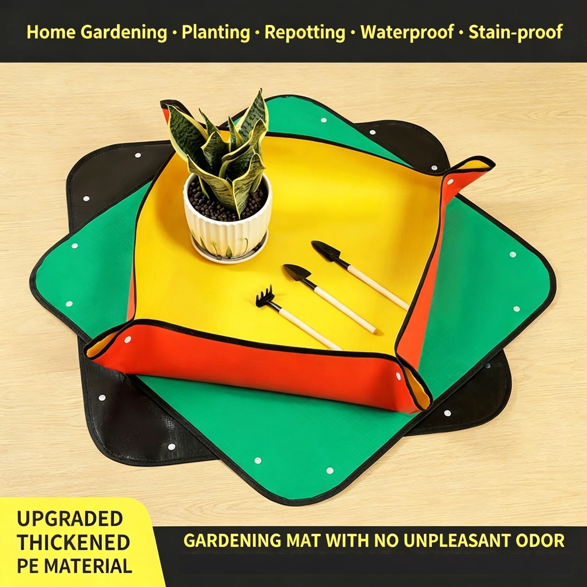 Versatile Waterproof Gardening and Repotting Mat