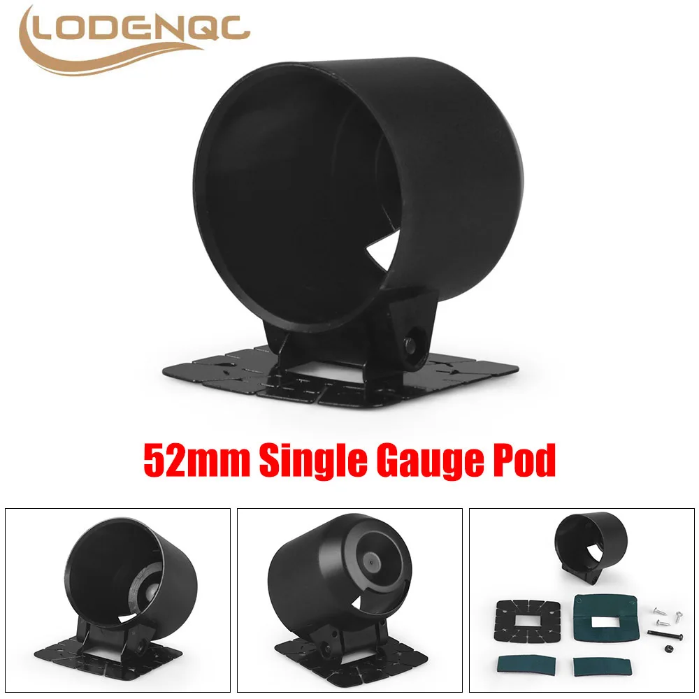 52Mm Gauge Cup Universal Gauge Pod Car Mount Holder Plastica Heavy Duty Single Gauge Pods Dash Pod Mount Holder Plastica
