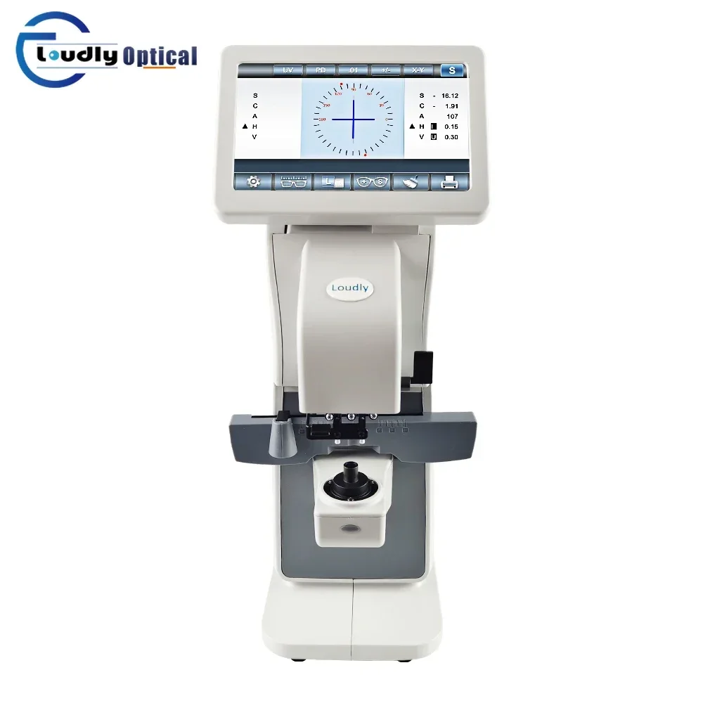 PdUVAutoLensMeterDigitalLensmeterSphereCylinderAxisPrism