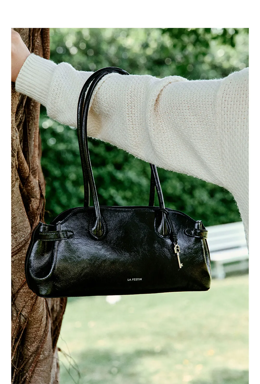 Soft body leather detail