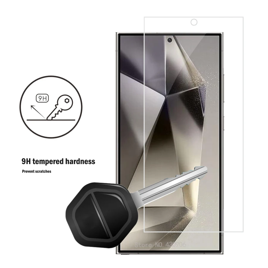 Clear Tempered Glass Screen Protector - Ultra-Strong 9H Hardness with 2.5D Edge and Full Coverage