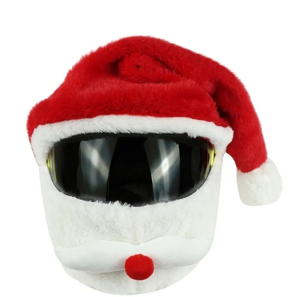 Full Helmet Design Motorcycle Helmet Christmas Hat Fun Santa Claus Motorcycle Helmet American Style Cartoon