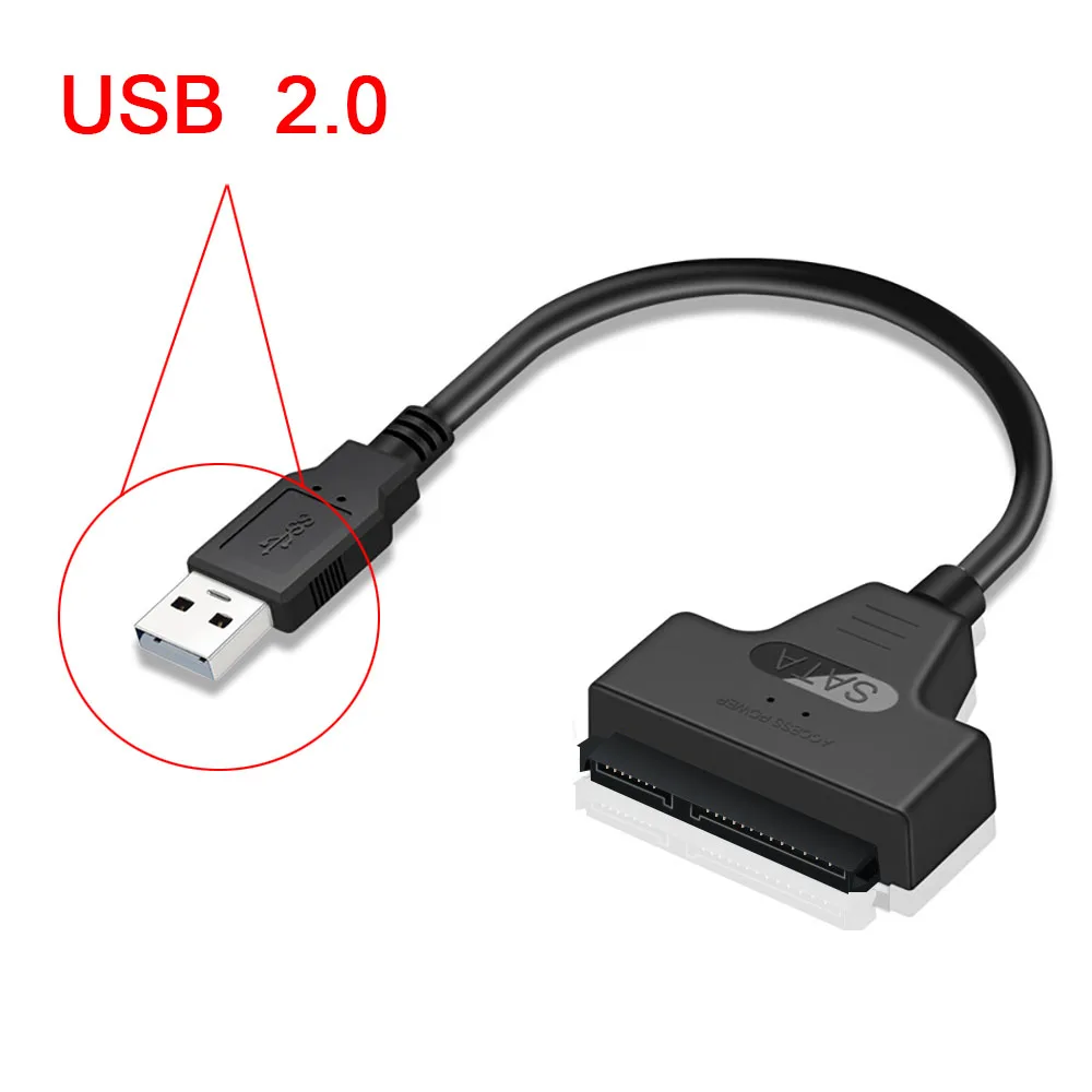 spdif cable Usb Sata Cable Sata 3 To Usb 3.0 Computer Cables Connectors Usb 2.0 Sata Adapter Cable Support 2.5 Inches Ssd Hdd Hard Drive toslink cable Cables & Adapters