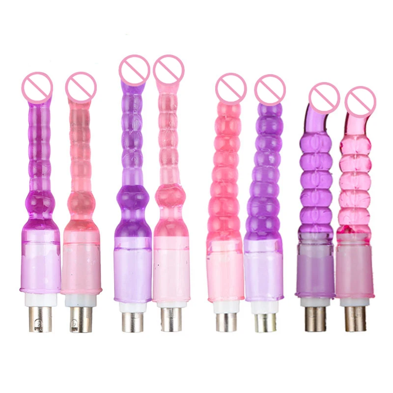 Sex Machine Anal Dildo Attachments Sex Toy Telescopic Masturbator Machine Accessories 3XLR Adapter for Women and Men