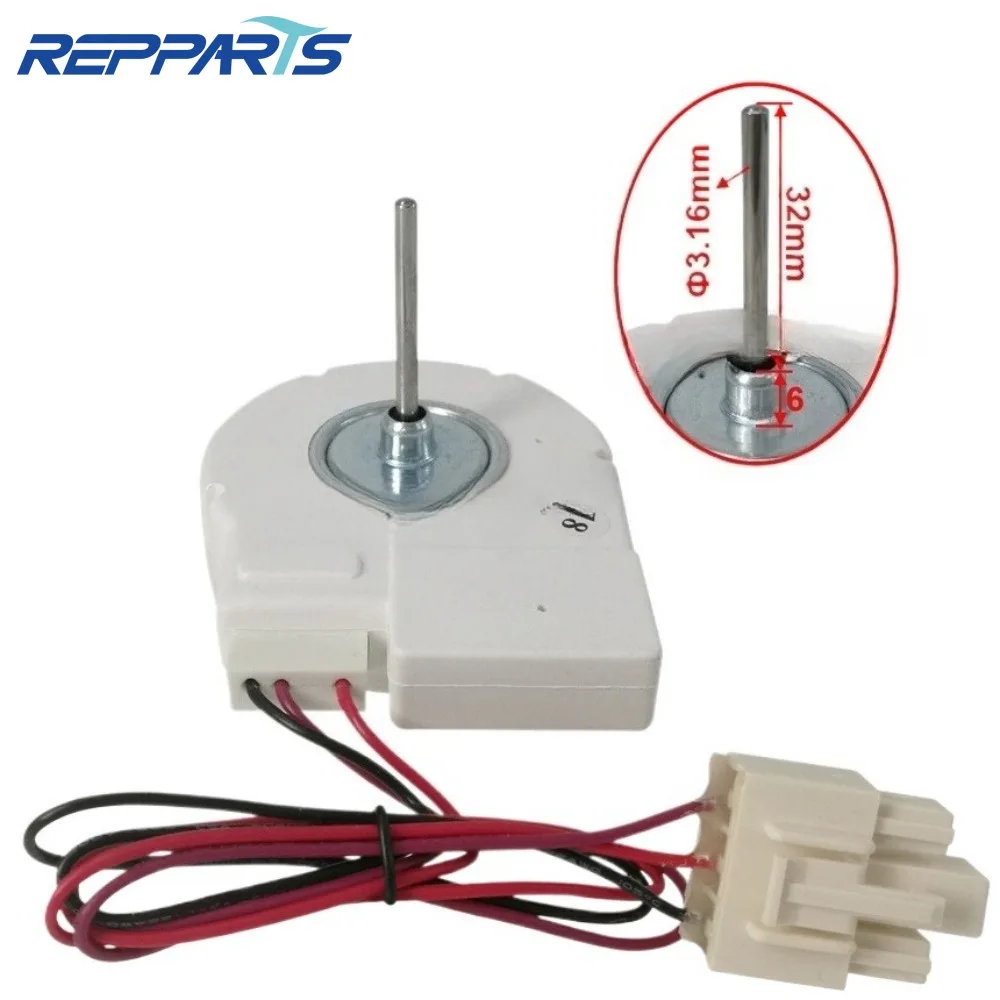 New ZWF-04-4 50240401000P 12V 4W Cooling Fan Motor For Midea Refrigerator Fridge Radiator Freezer Parts