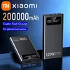 Xiaomi 200000mAh Power Bank 120w Fast Charge Portable External Battery Large Capacity Power Bank For Iphone Samsung Huawei