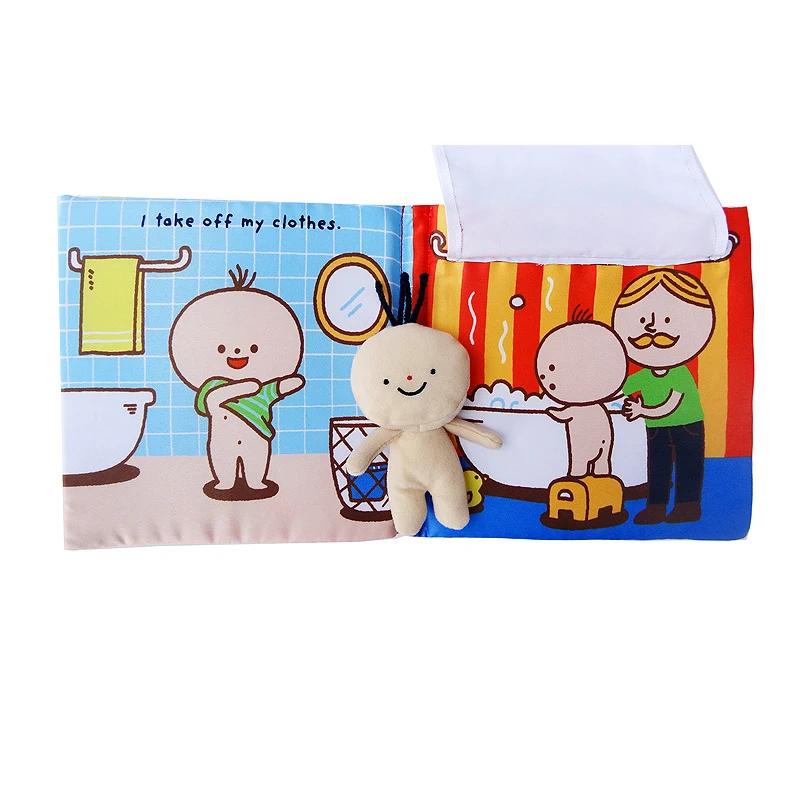 Libri Di Stoffa Per Neonati | 2 Pezzi Con Animali Della Giungla E Oceano, Giocattolo Educativo Morbido - Foto 7