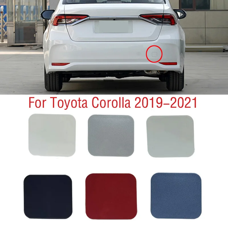 Car Rear Bumper Tow Hook Cover Cap Trailer Hauling Eye Lid For Toyota Corolla 2019 2020 2021