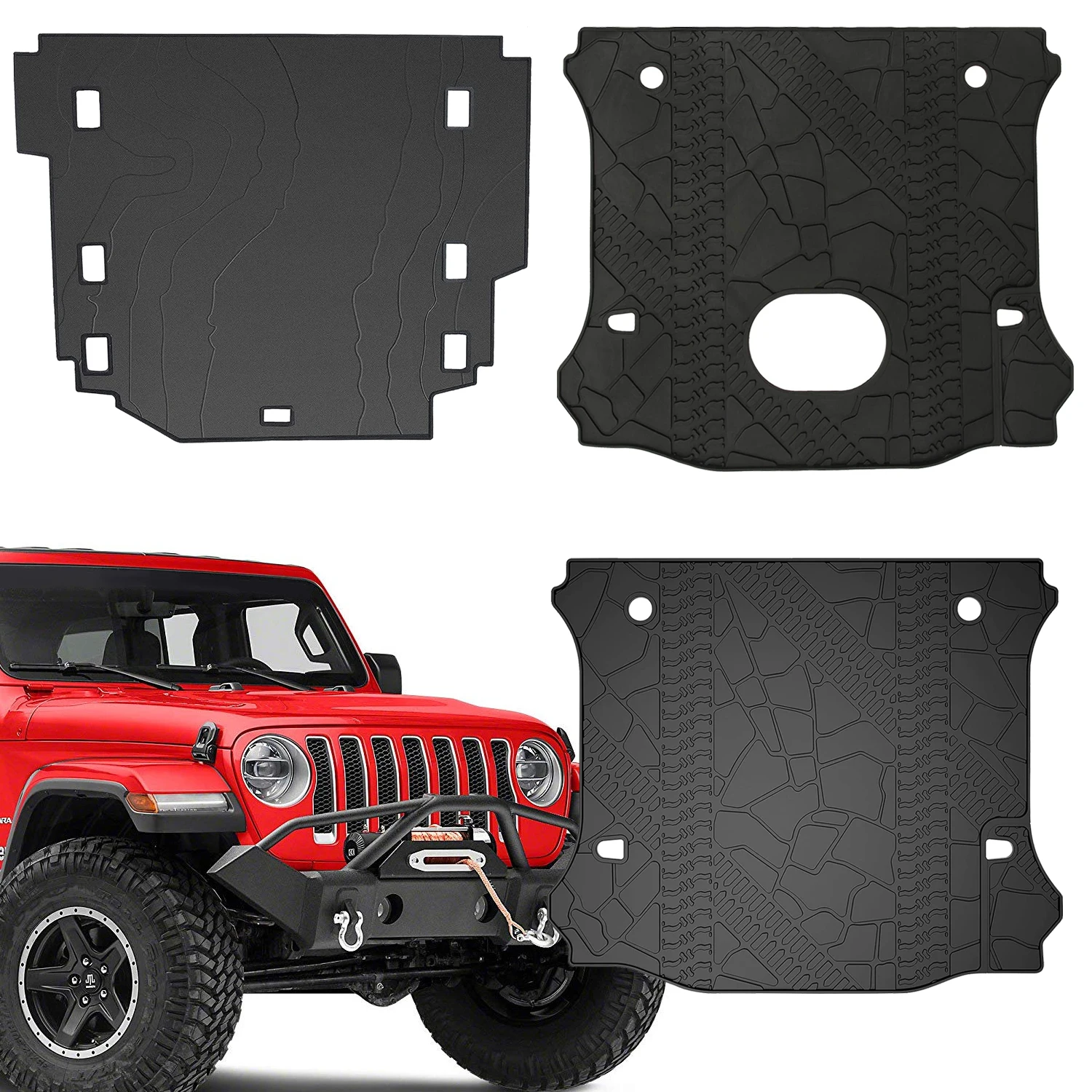 Cargo Liner Trunk Floor Mat Carpet Tray Cover For Jeep Wrangler Jk Jl  2015-2017 2018-2022 Interior Accessories - Cargo Liner - AliExpress