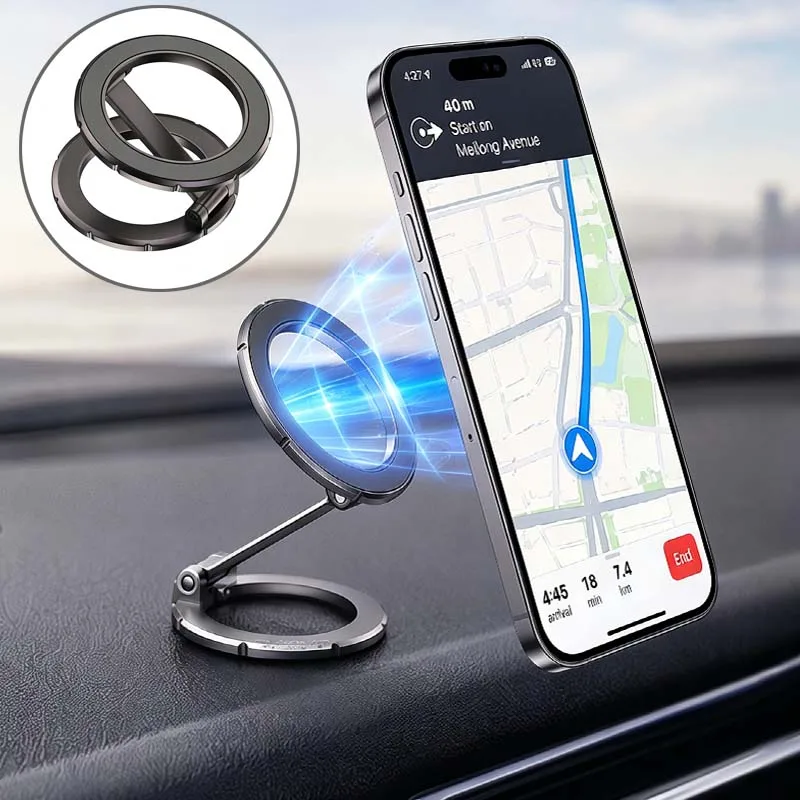Dual-Sided Magnetic Ring for Universal Phone Mounts