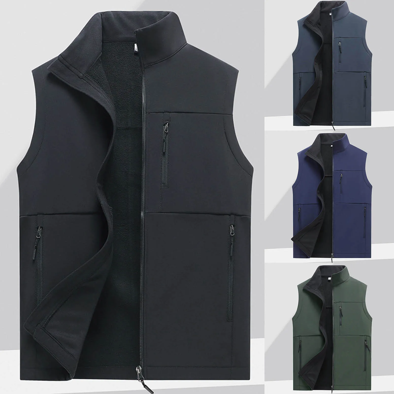 

Men Vests Jacket 2023 New Summer Outdoors Sleeveless Men'S Vest Casual Travels Thin Fishing Vest Waistcoat Male Clothes