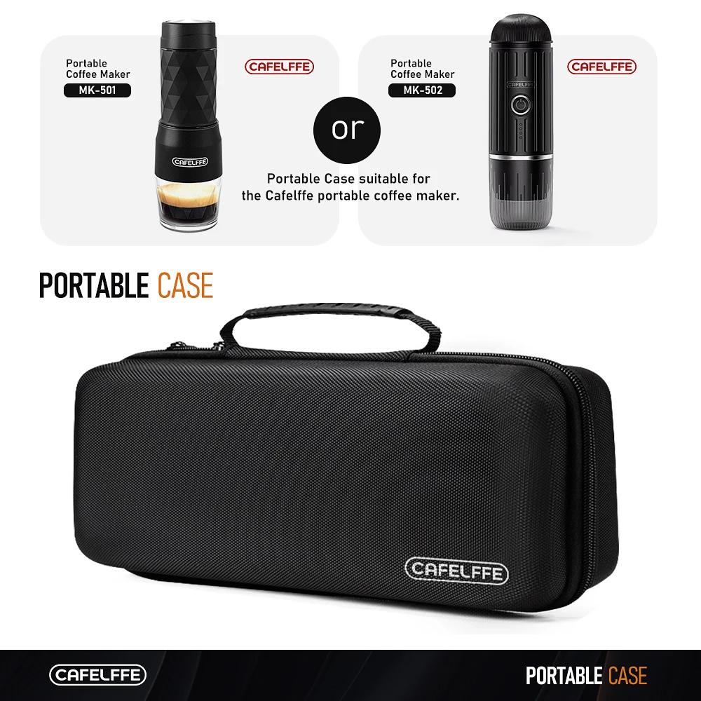 Portable Coffee Machine Portable Travel Bag Outdoor Combination Gift Giving Camping hiking EVA case with MK501 MK502 coffee machine