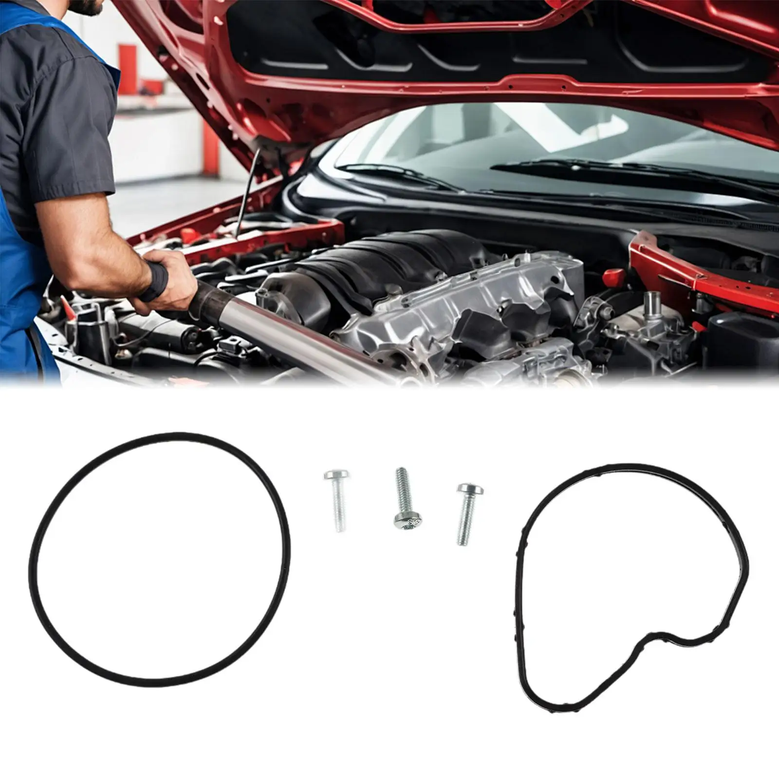Brake Brake Vacuum Pump O Ring Seal Set Vacuum Pump O-Ring Sealing Kit 9-3 for Saab 9-3 2003-2011 Easily Install
