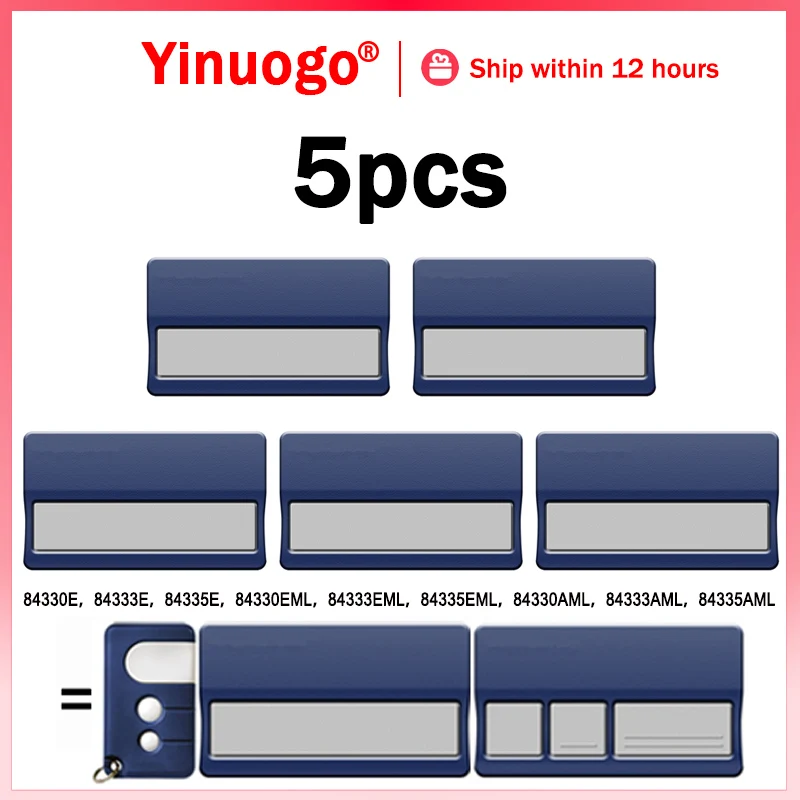 Telecomando Di Ricambio Per Porta Del Garage, 433,92 MHz, Per LiftMaster/MotorLift/Chamberlain 4330E 4333E 4335E 94330E 94333E 94334E 94335E Trasmettitore Portatile (confezione Da 2