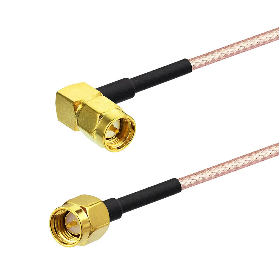 SMA Male Right Angle Patch Lead RG316 Cable Assembly for Wi-Fi Radios