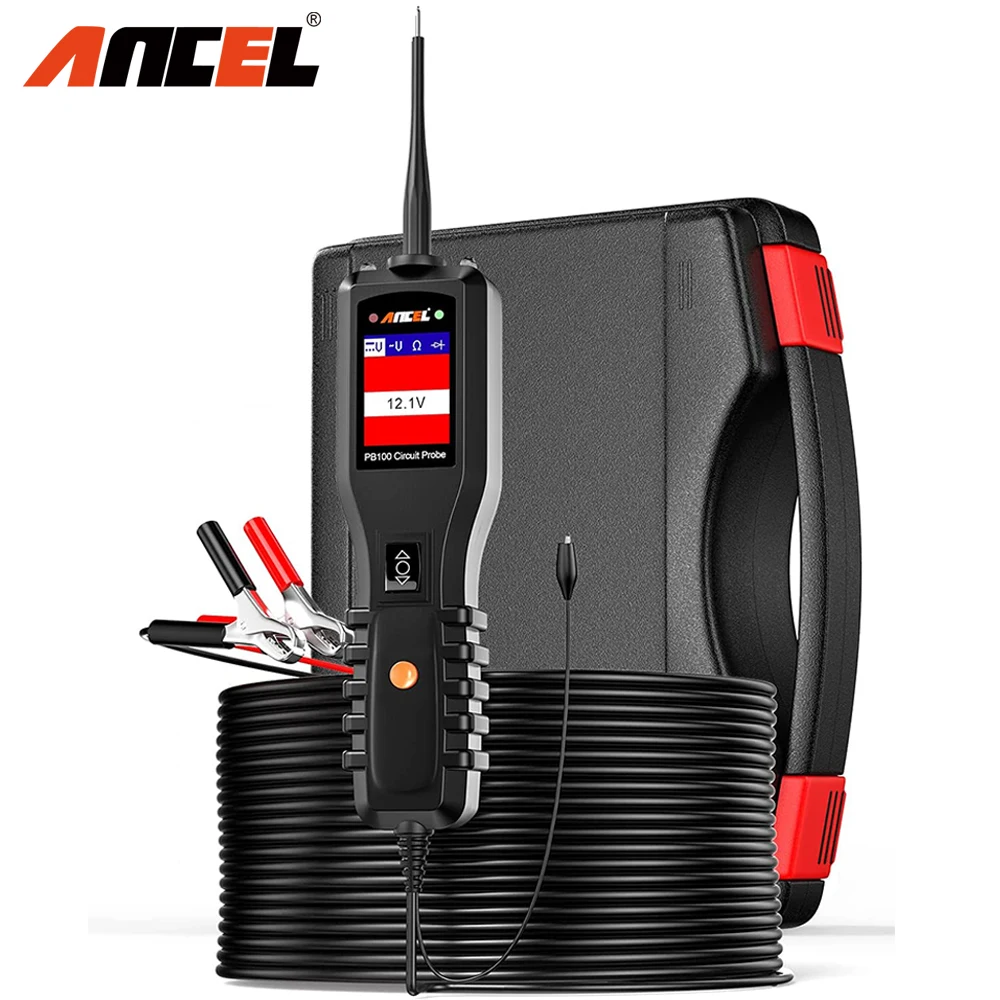 ANCEL PB100 Automotive Power Circuit Probe Tester 12V/24V Car Test Light  Electrical Diagnostic Tool Master Kit Voltage Tester - AliExpress