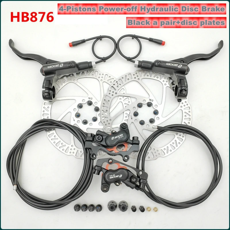 ZoomHB876PoweroffHydraulicDiscBrakeMTBOilBrake4Pistons